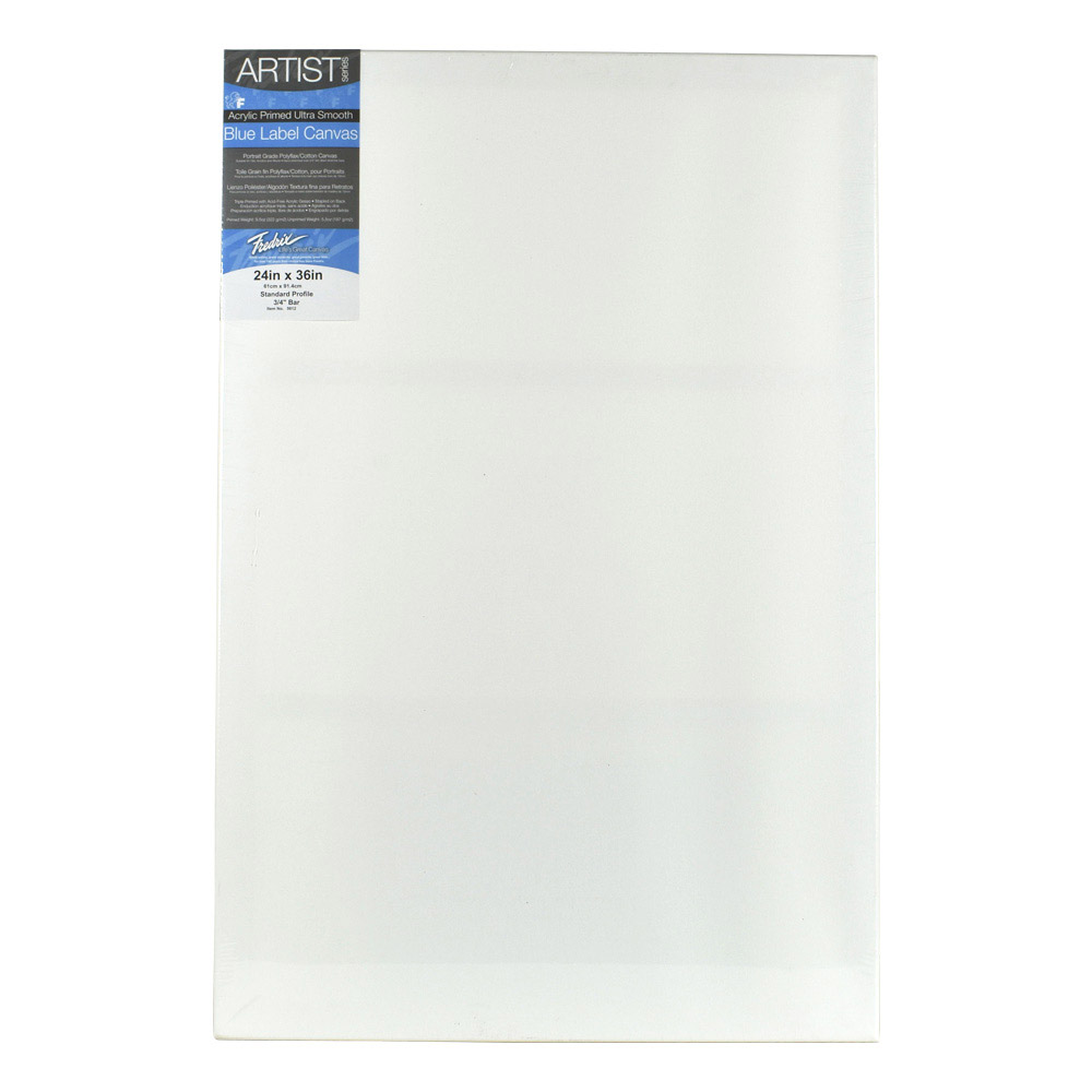 Fredrix Ultrasmooth Stretched Canvas 24X36