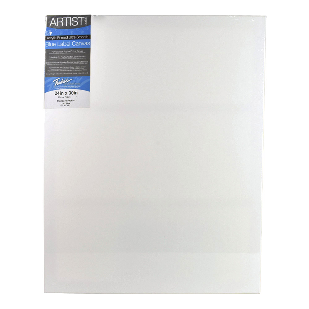 Fredrix Ultrasmooth Stretched Canvas 24X30