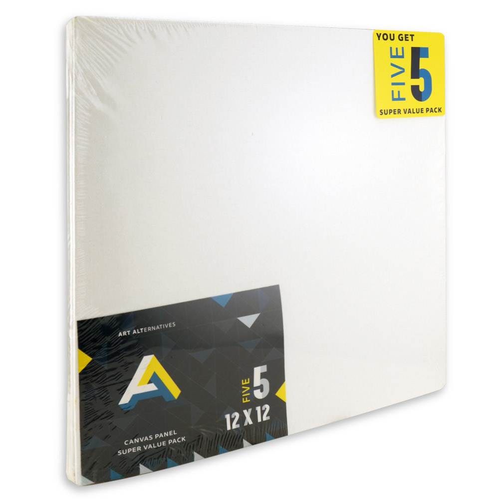 Aa Super Value Canvas Panel 12X12 Pack Of 5