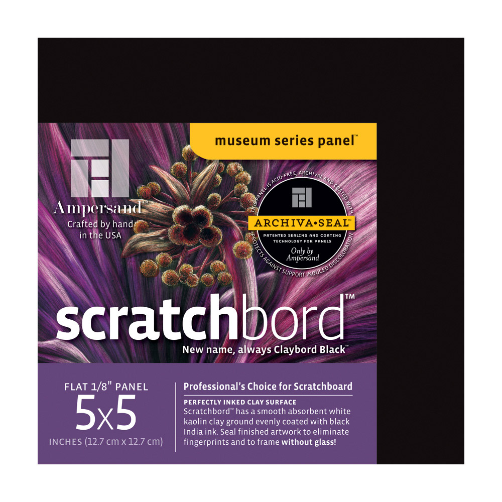 Ampersand Scratchbord 1/8 Inch 5X5 Pk/3