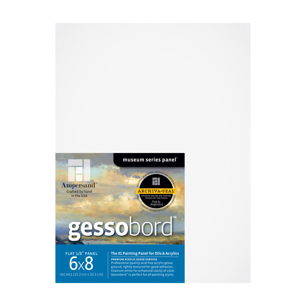 Ampersand Gessobord 1/8 Inch 6X8 Pk/3