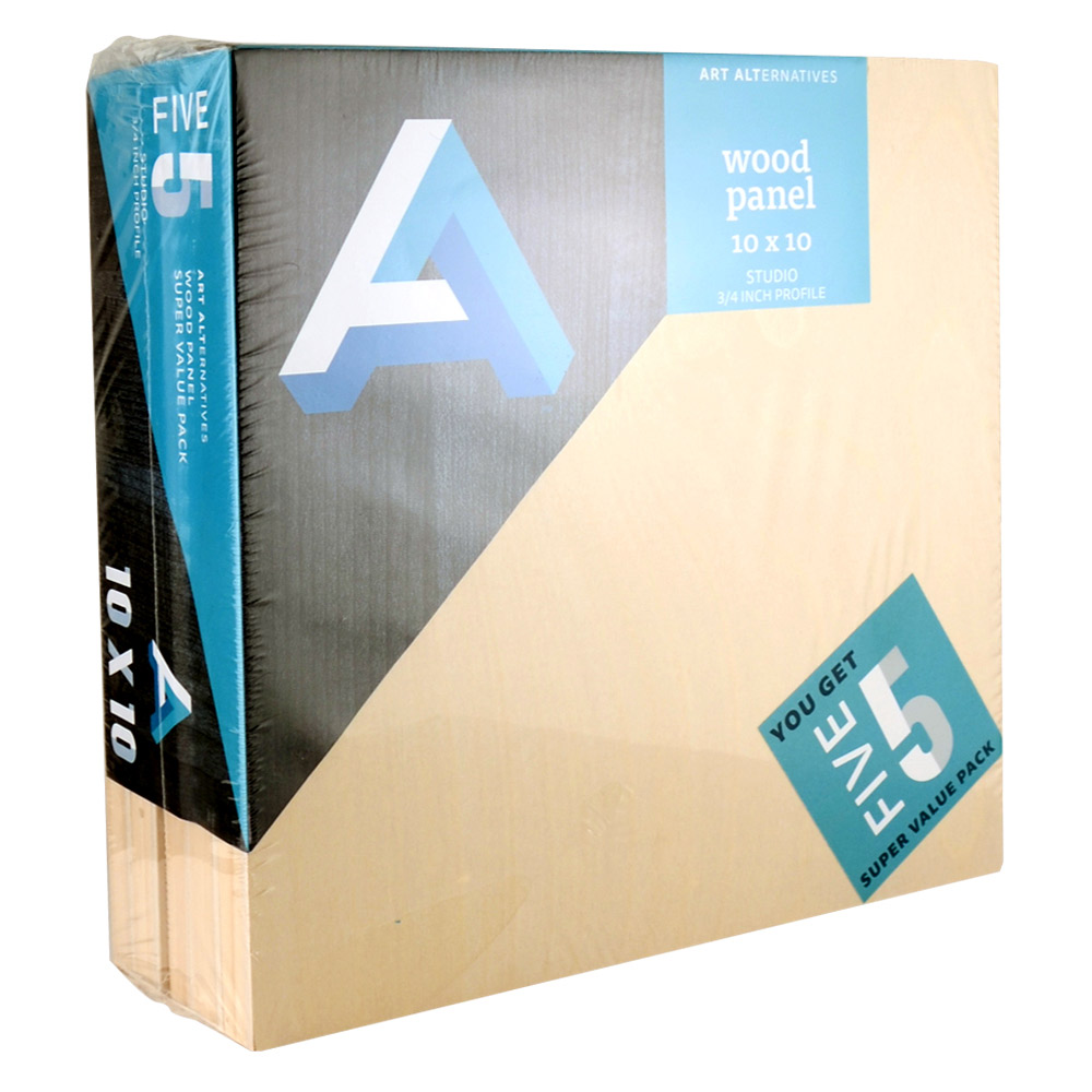 Aa Super Value Wood Panel Studio 10X10 Pk/5