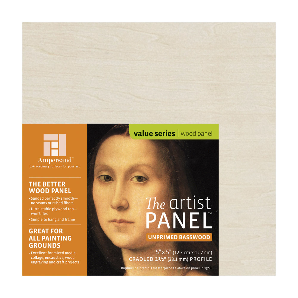 Artist Panel Unprimed Basswood 1.5 Inch 5X5