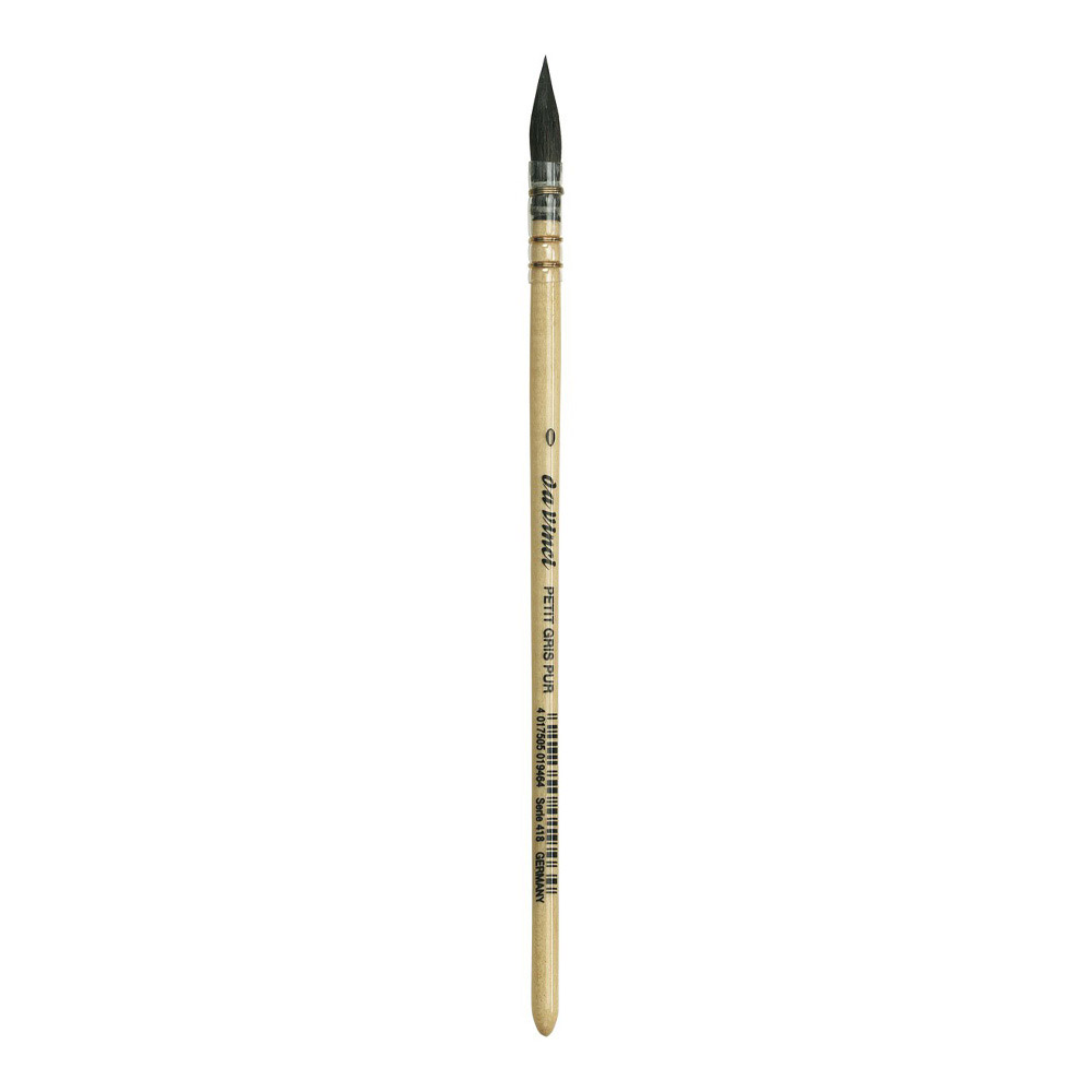 Da Vinci Petit Gris Pur 418 Quill Round 0