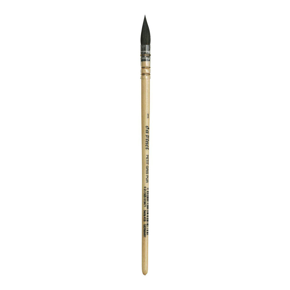 Da Vinci Petit Gris Pur 418 Quill Round 1