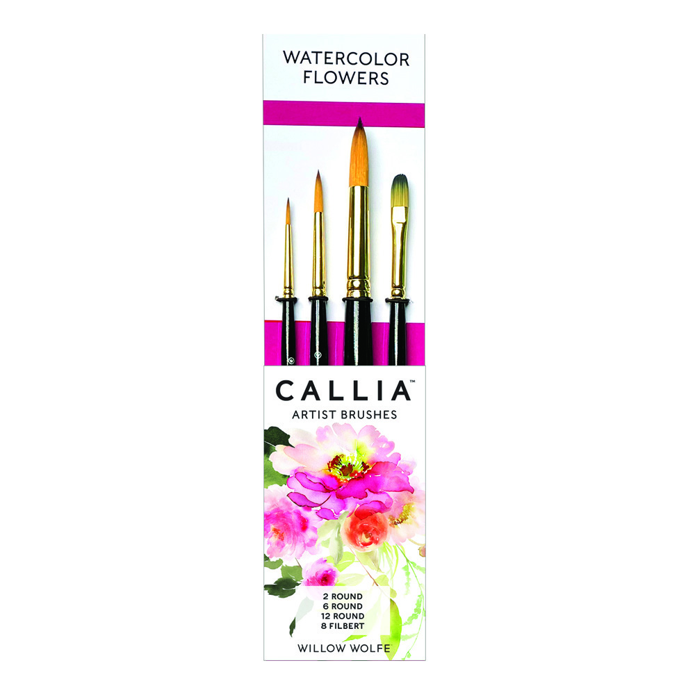 Callia Watercolor Flowers Set