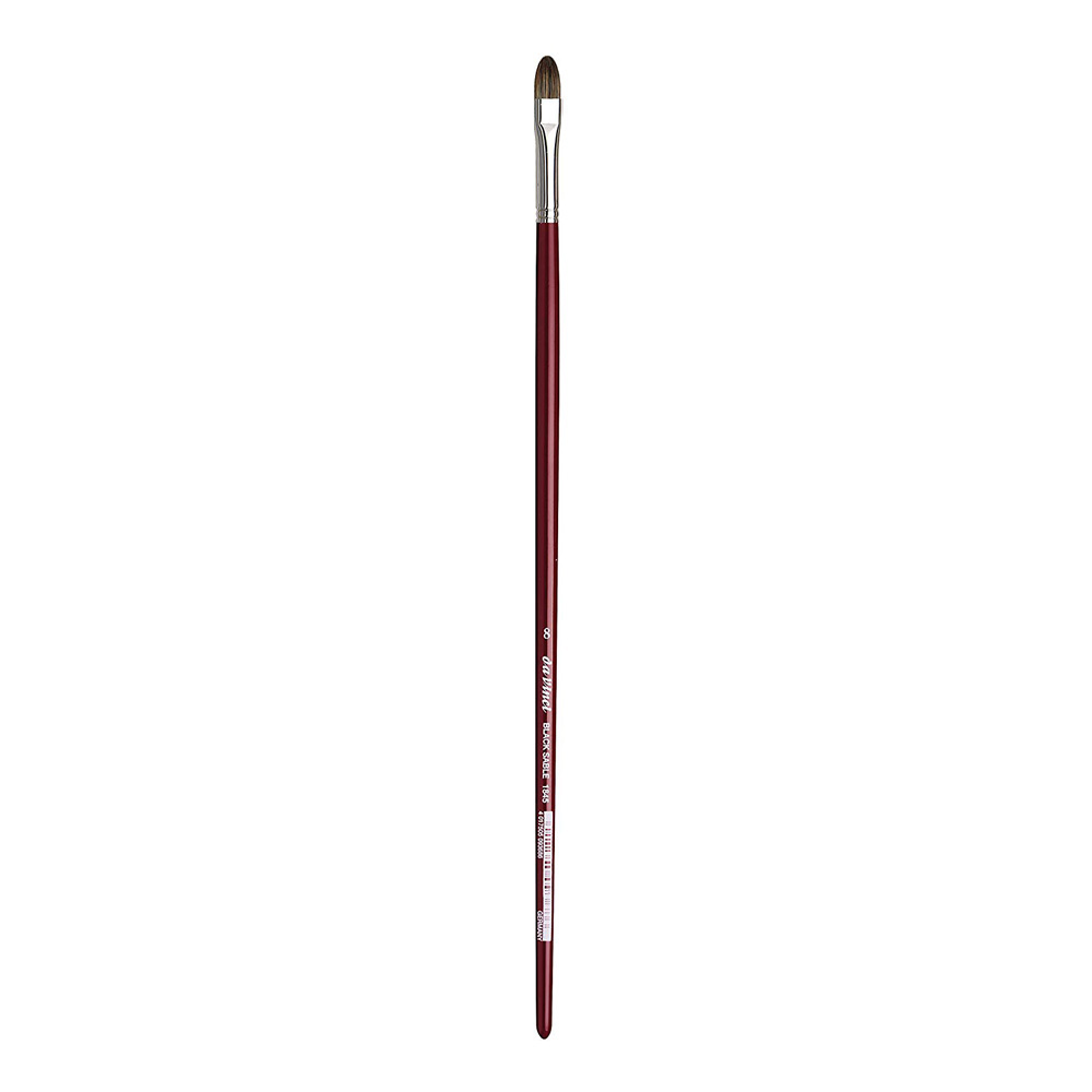 Da Vinci Blk Sable 1845 Oil Brush Filbert 8