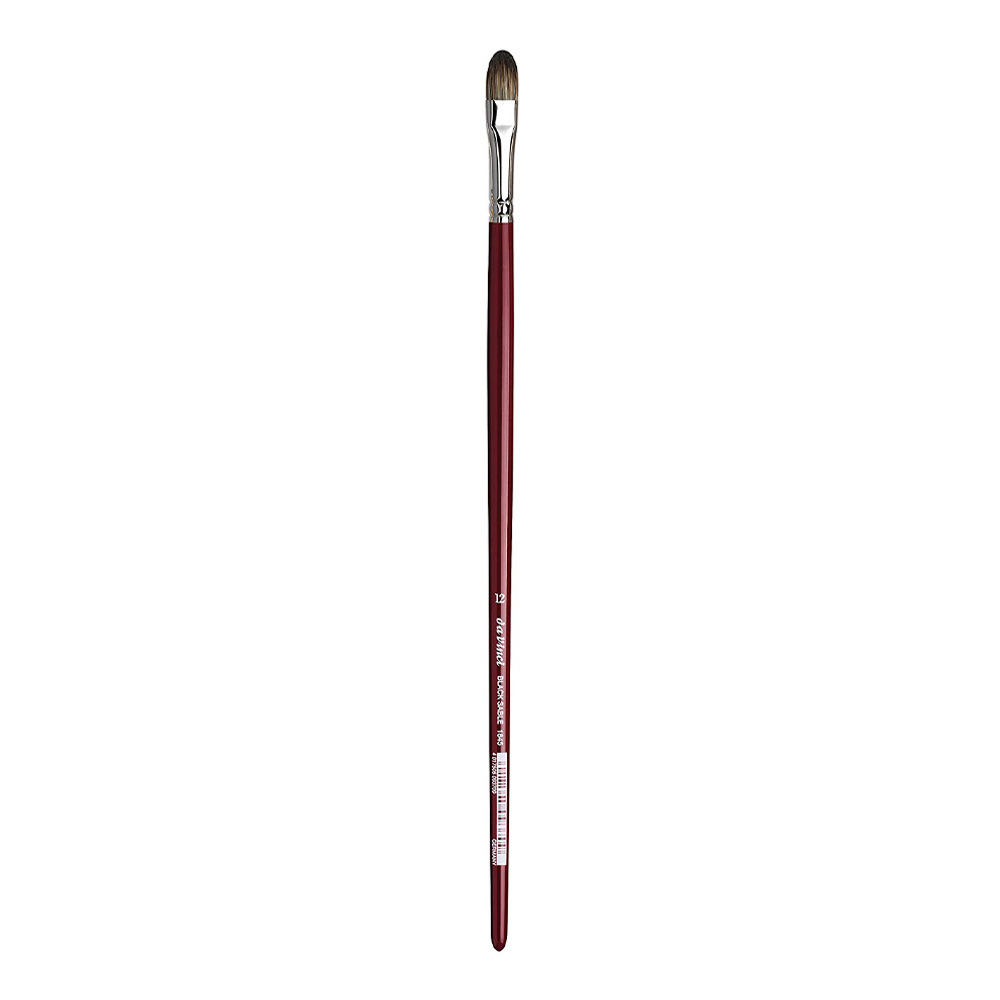 Da Vinci Blk Sable 1845 Oil Brush Filbert 12