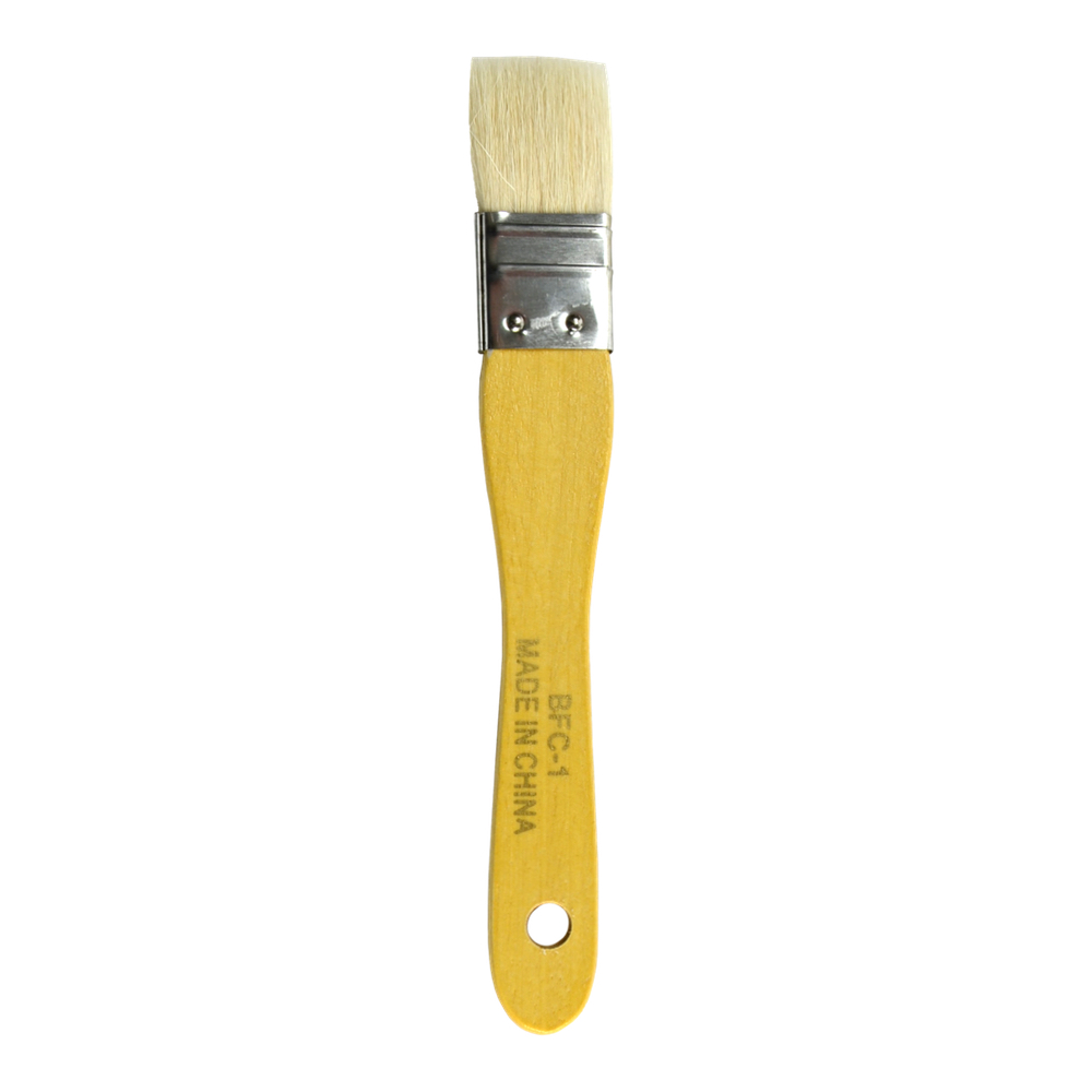 Hake Flat Brush 1 With Metal Ferrule