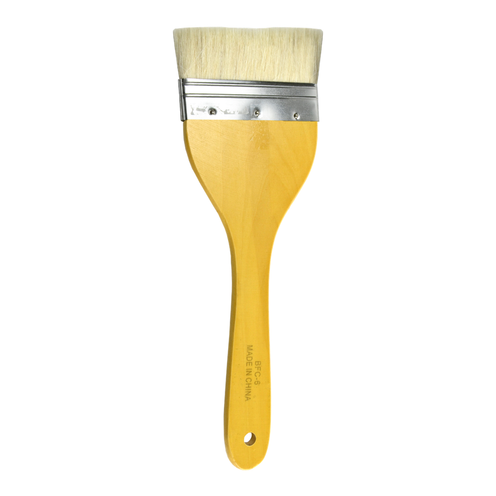 Hake Flat Brush 3-7/8 With Metal Ferrule