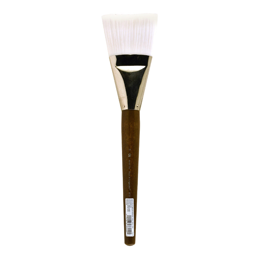 RYL Jumbo Brush Stiff White Taklon Flat 70