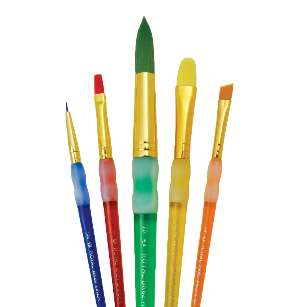 R&L Big Kid's Brush Set 676 Assorted Set of 5