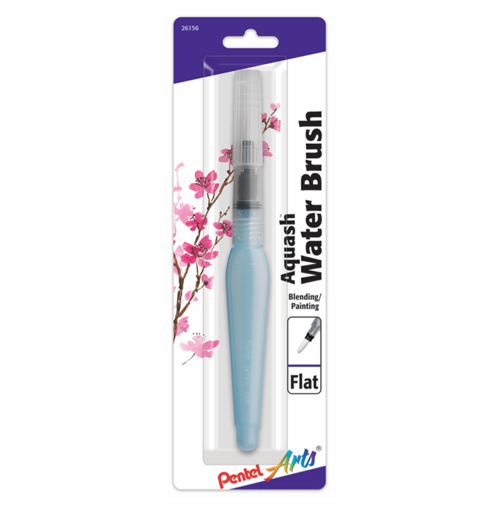 Pentel Arts Aquash Water Brush - Flat Tip