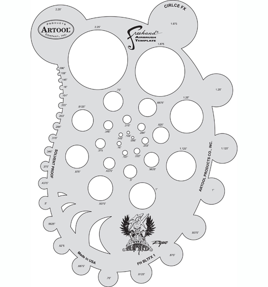 Artool Blasted Fx Template Circle