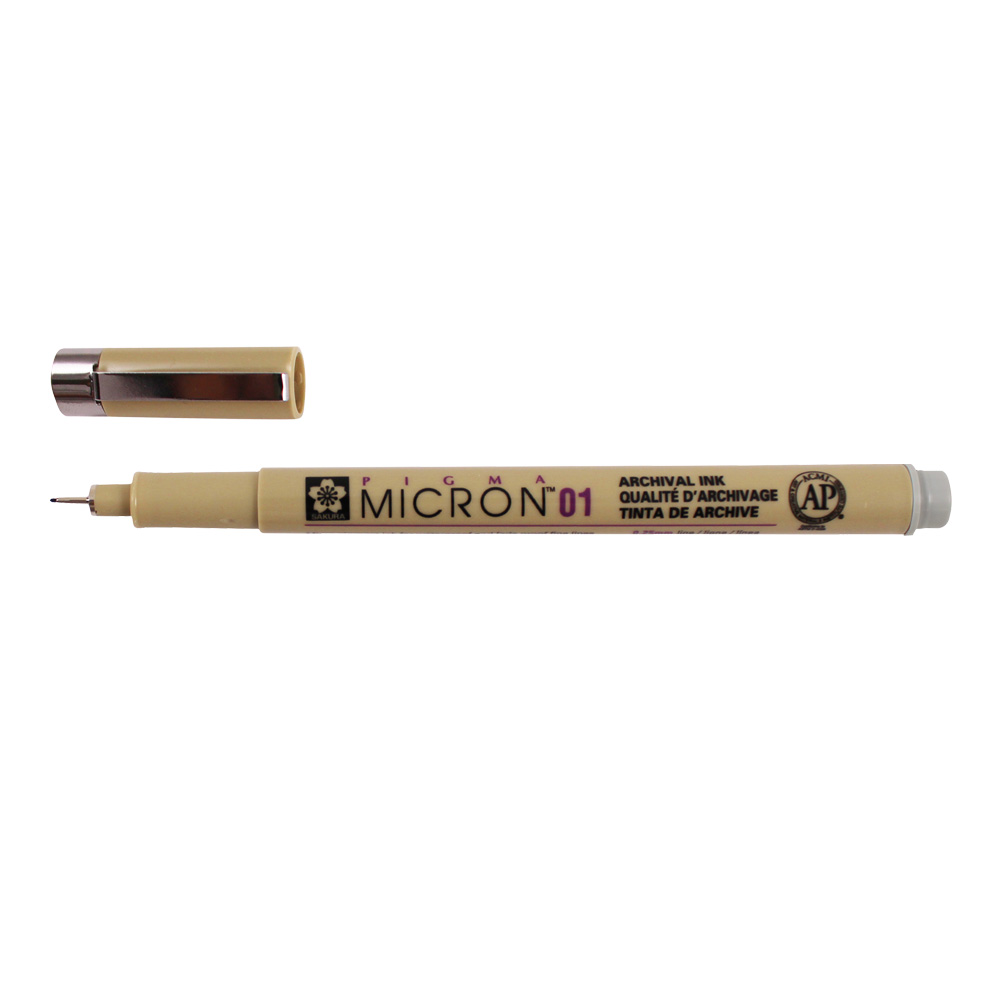 Pigma Micron Pen 01 Light Cool Gray .25mm