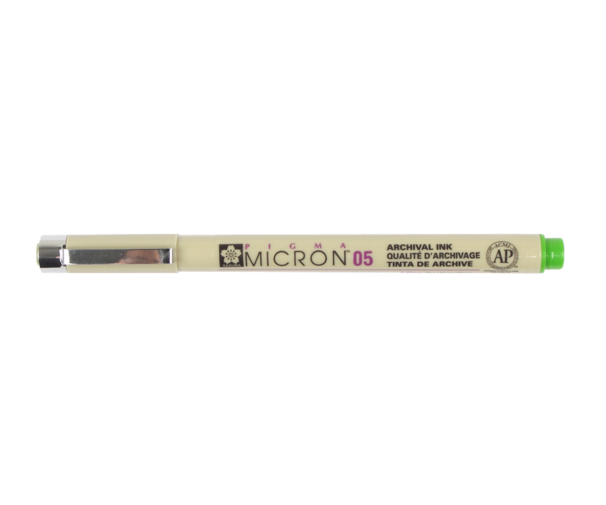 Pigma Micron Pen 05 Fresh Green .45mm
