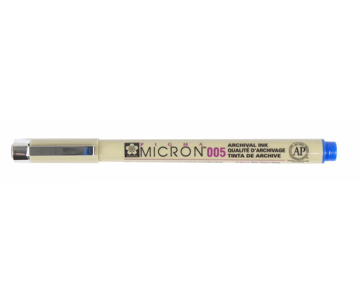 Pigma Micron Pen 005 Blue .20mm