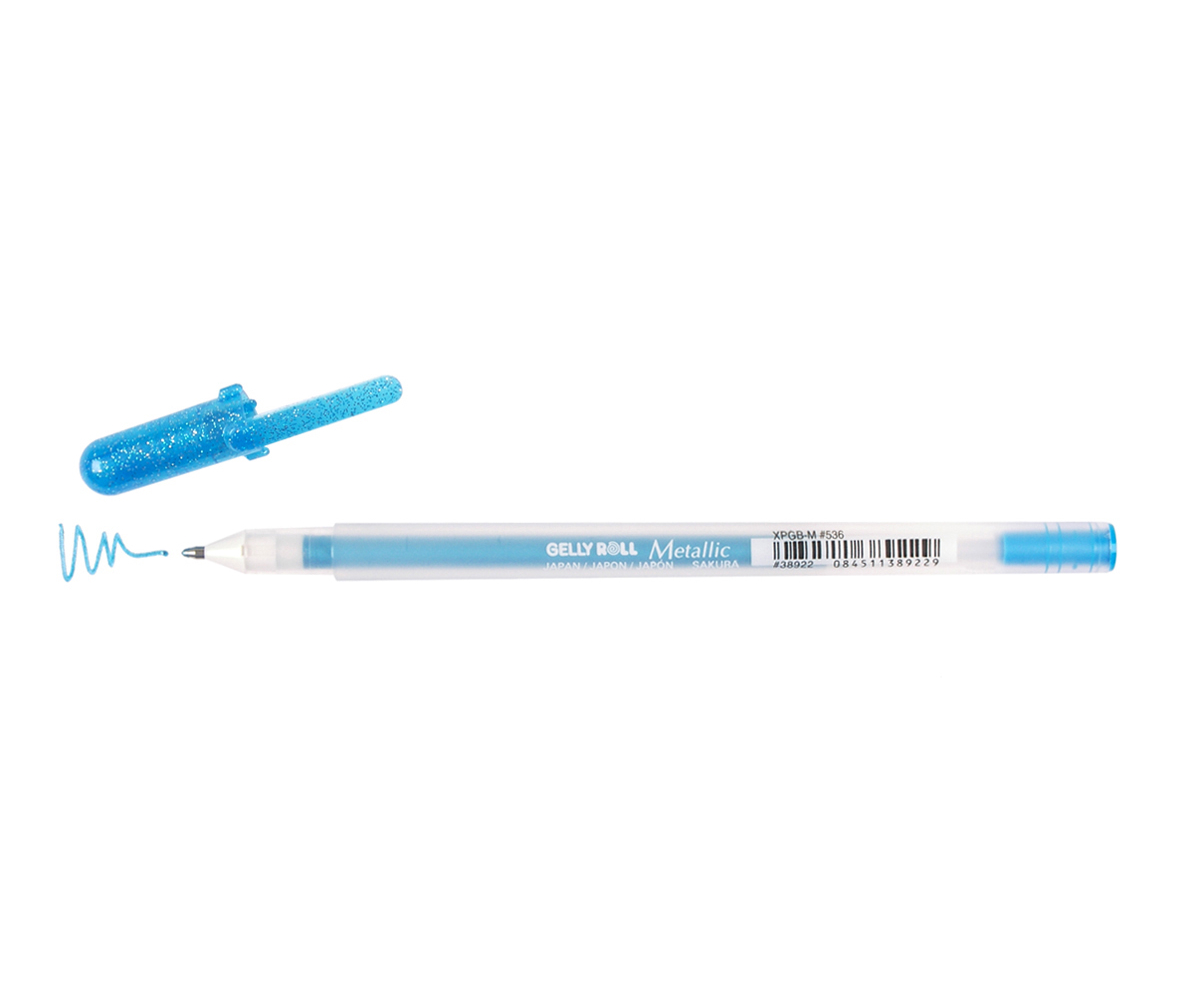 Gelly Roll Pen Metallic Blue