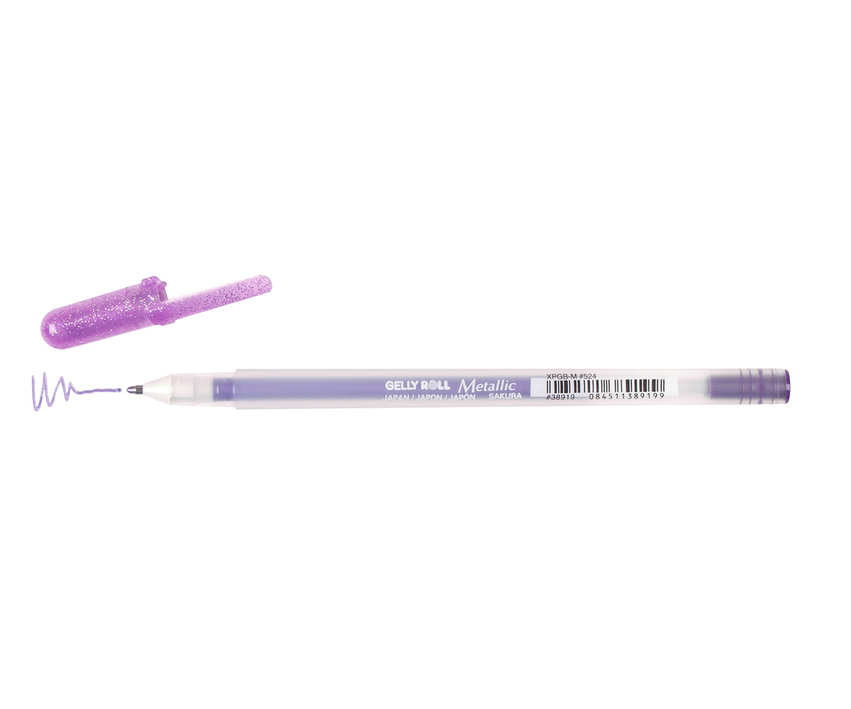 Gelly Roll Pen Metallic Purple