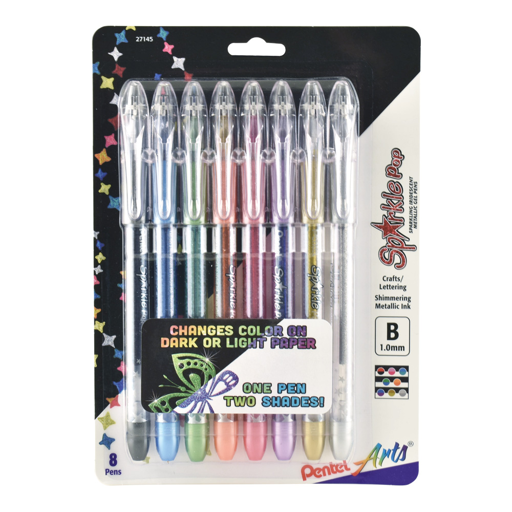 Sparkle Pop Color-Changing Pens - 8 Pack