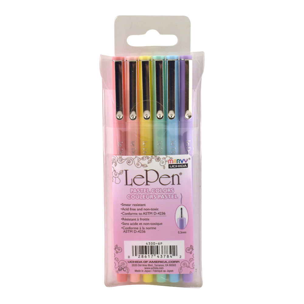 LePen Pastel Set of 6