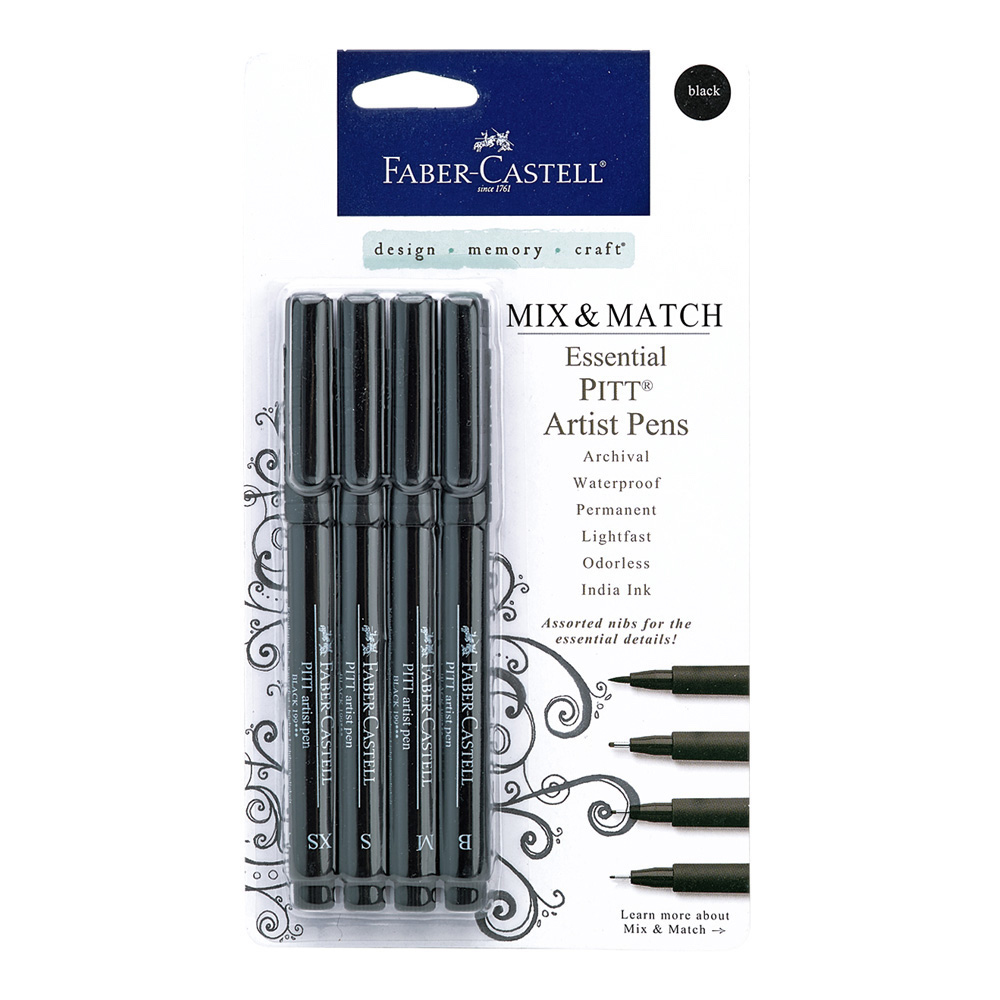 Creative Studio 4 Pitt Pen Set Essential Art