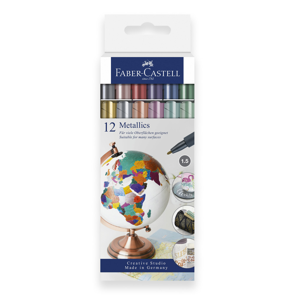 Creative Studio 12 Metallic 1.5mm Marker Set