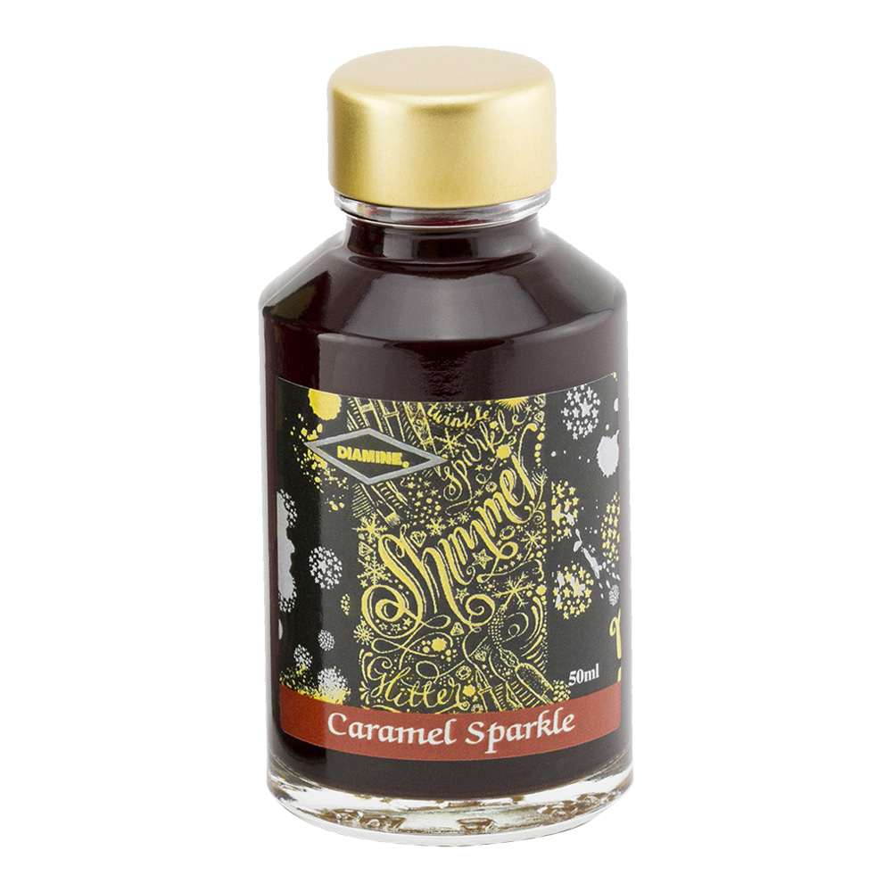 Diamine 50ml Shimmer Ink Caramel Sparkle