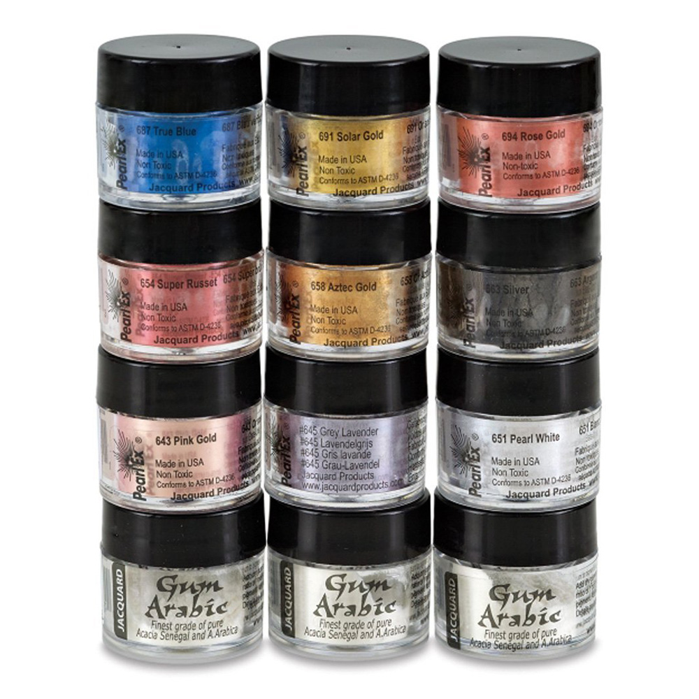 Jacquard Metallic Calligraphy Set