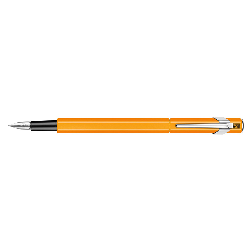 849 Fountain Pen Fluorescent Orange Nib M