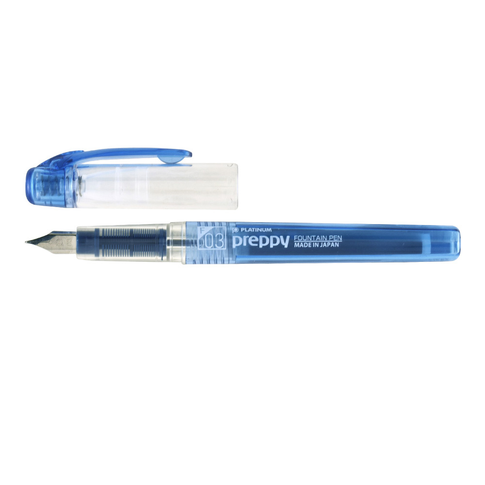 Platinum Preppy Fountain Pen 0.3 Blu/Blk Fine