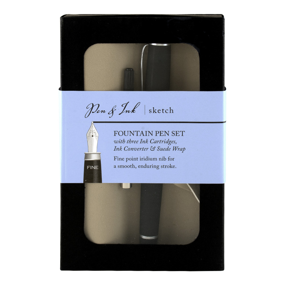 Pen & Ink Sketch Fountain Pen Set X-Fine