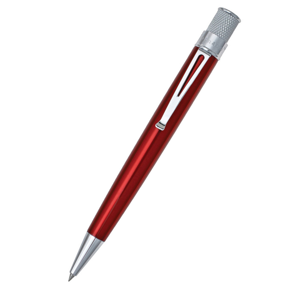 Tornado Classic Chrome Rollerball Red