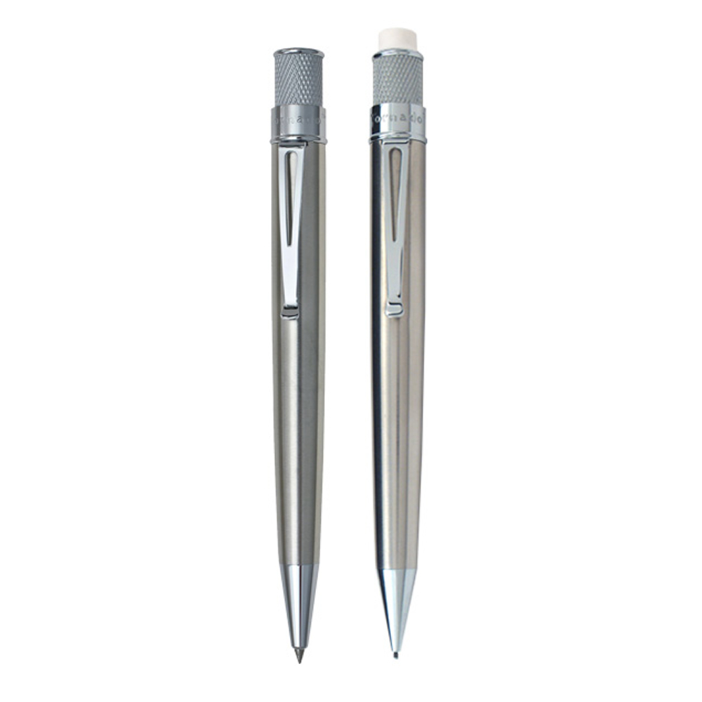 Tornado RB Pen & Pencil Set Stainless