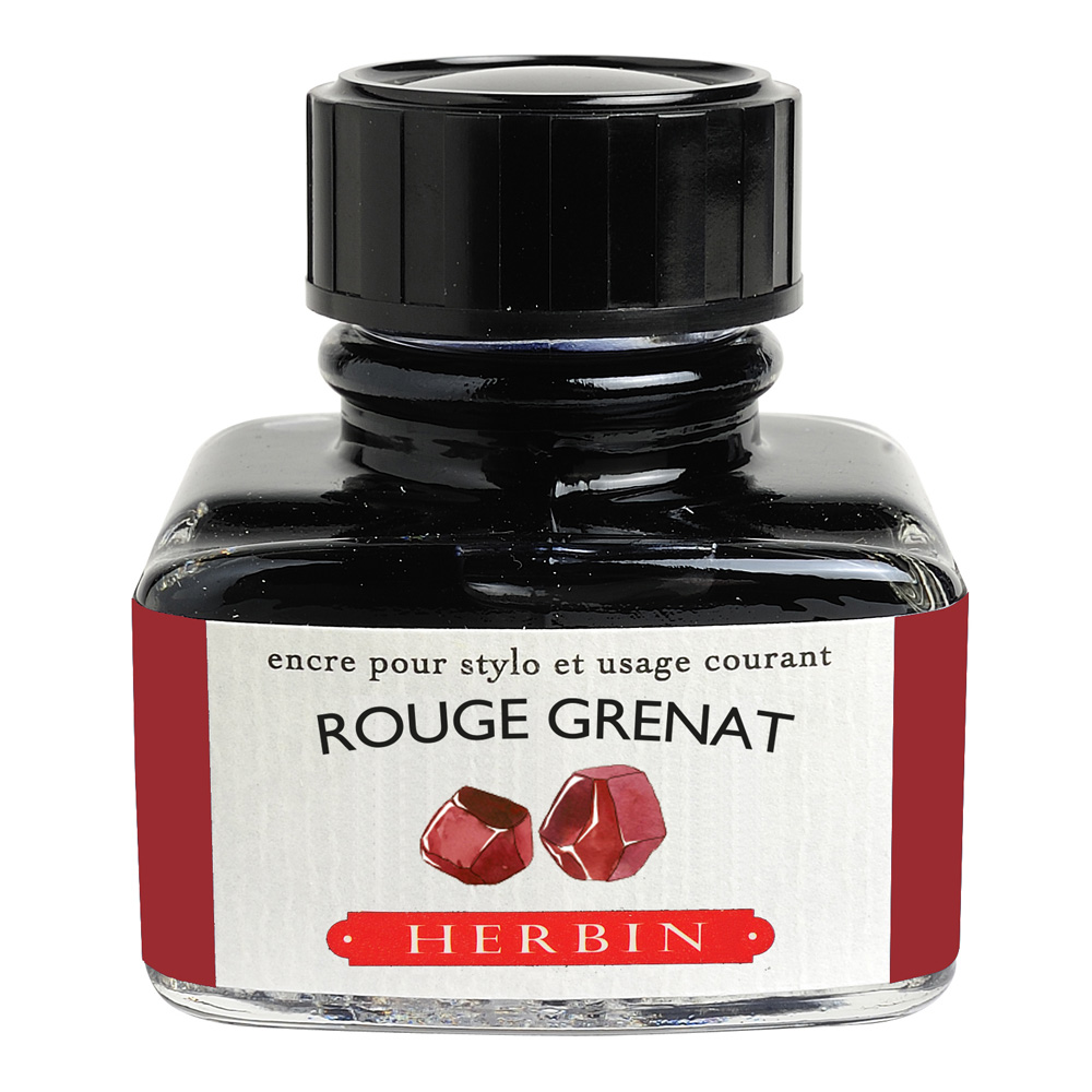 J. Herbin Fountain Pen Ink 30Ml Rouge Grenat