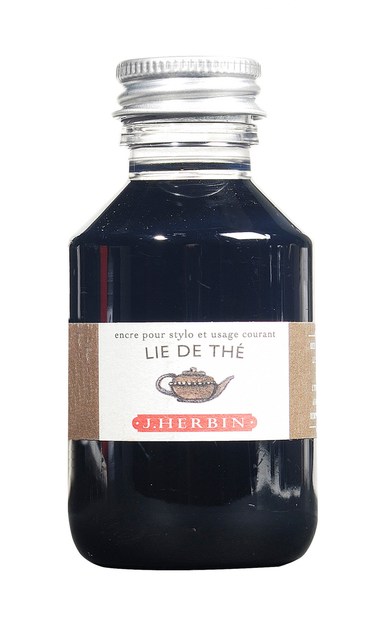 J. Herbin Fountain Pen Ink 100Ml Lie De The