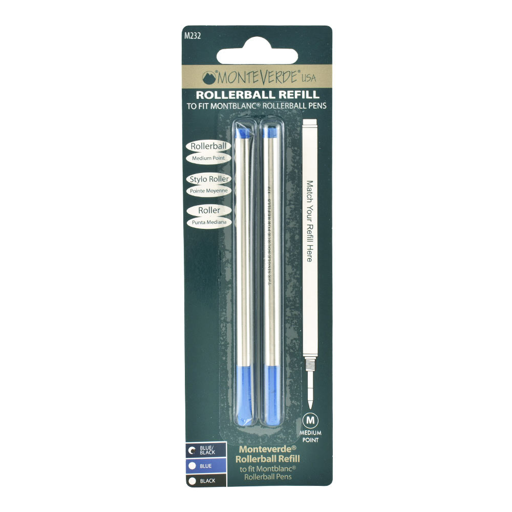 Monteverde Rollerball Refill M Montblnc Bl/Bk