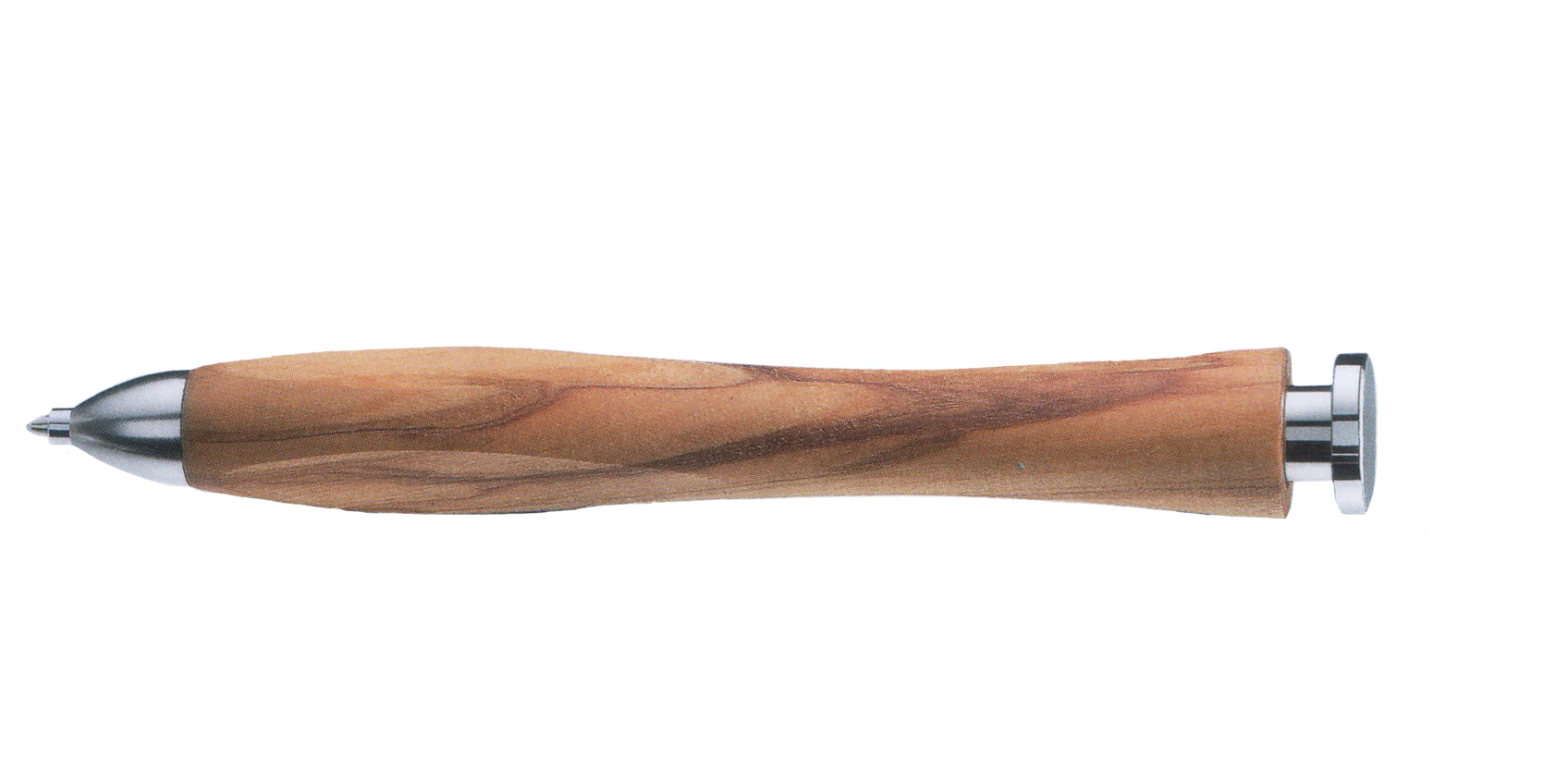 e+m Ballpoint Pen Whale Twist Olive Wood