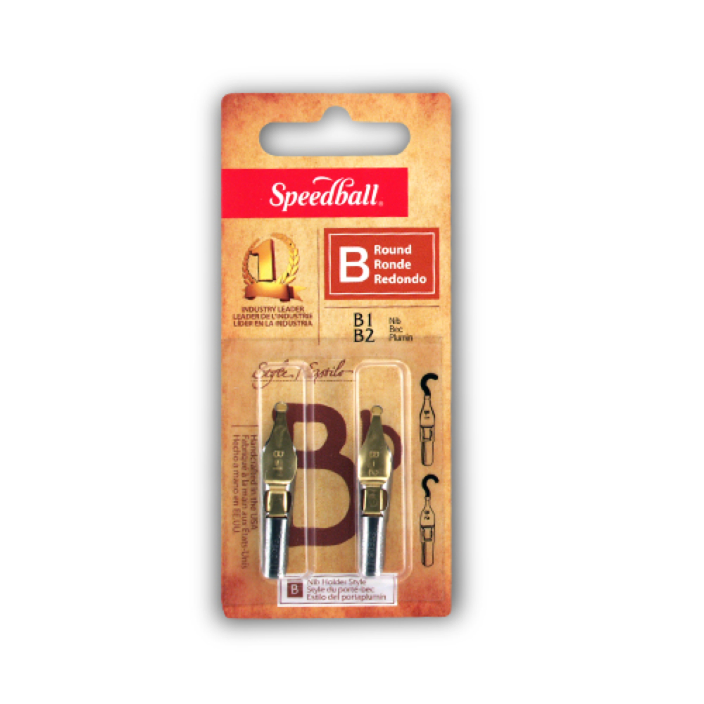 Speedball Pen Nibs B1 & B2