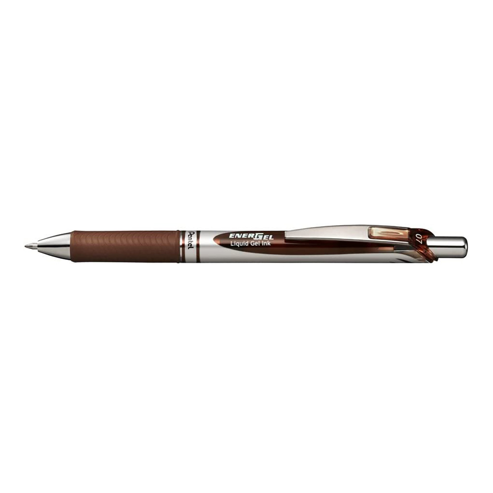 Pentel EnerGel Liquid Gel Pen 0.7mm Brown