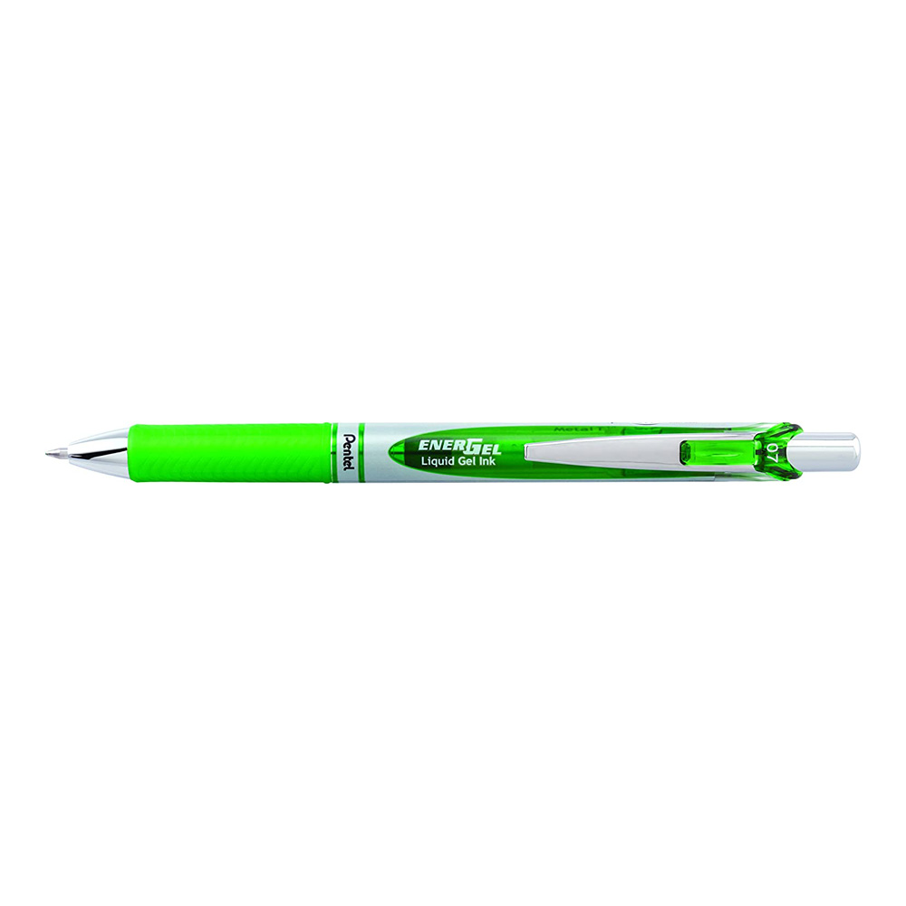Pentel EnerGel Liquid Gel Pen .7mm Lime Green