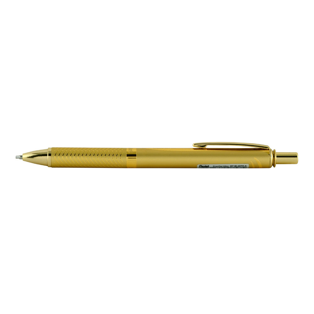 Pentel Energel Alloy Rt Gel Pen Gold W/Box