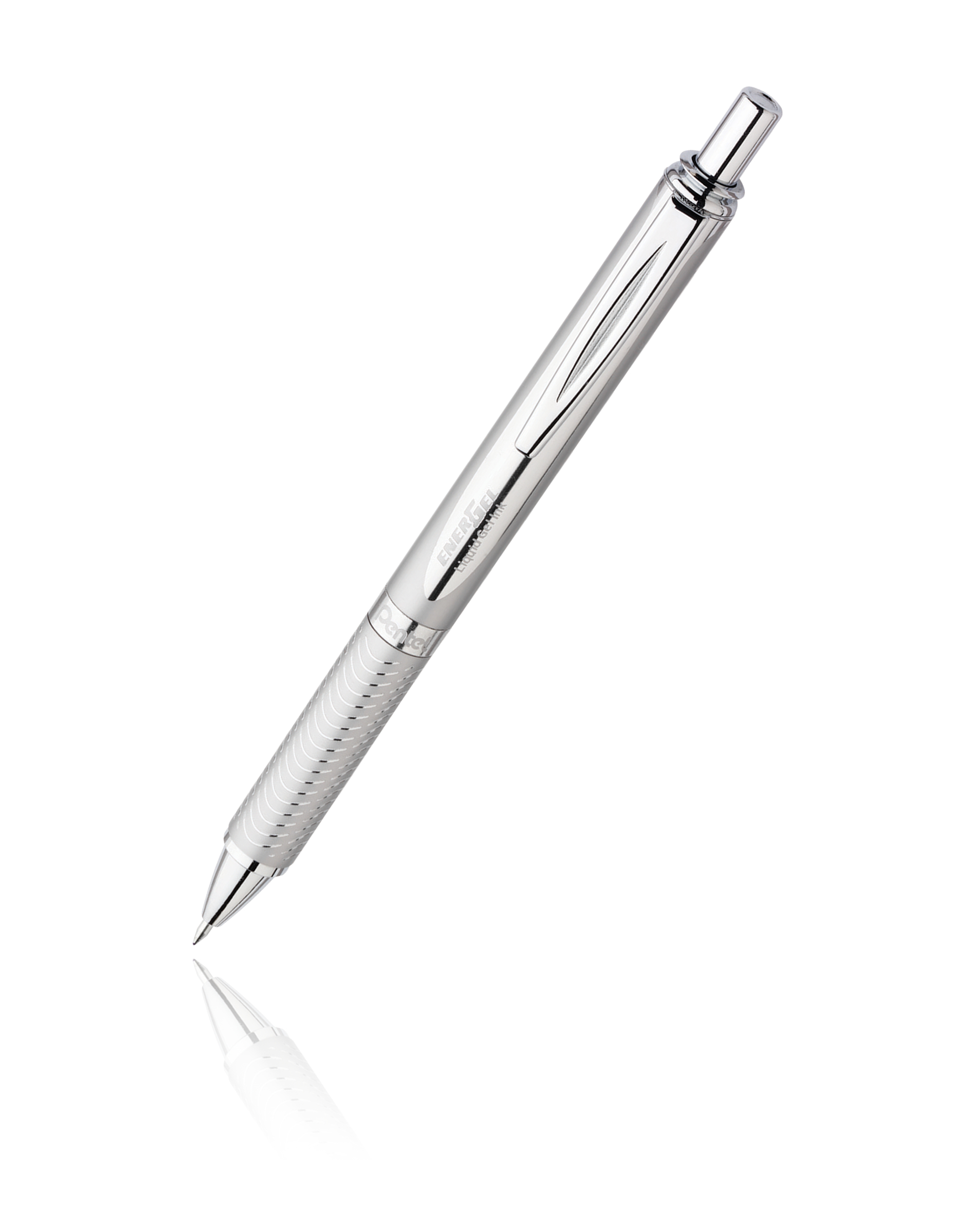 Pentel Energel Alloy Rt Gel Pen Silver