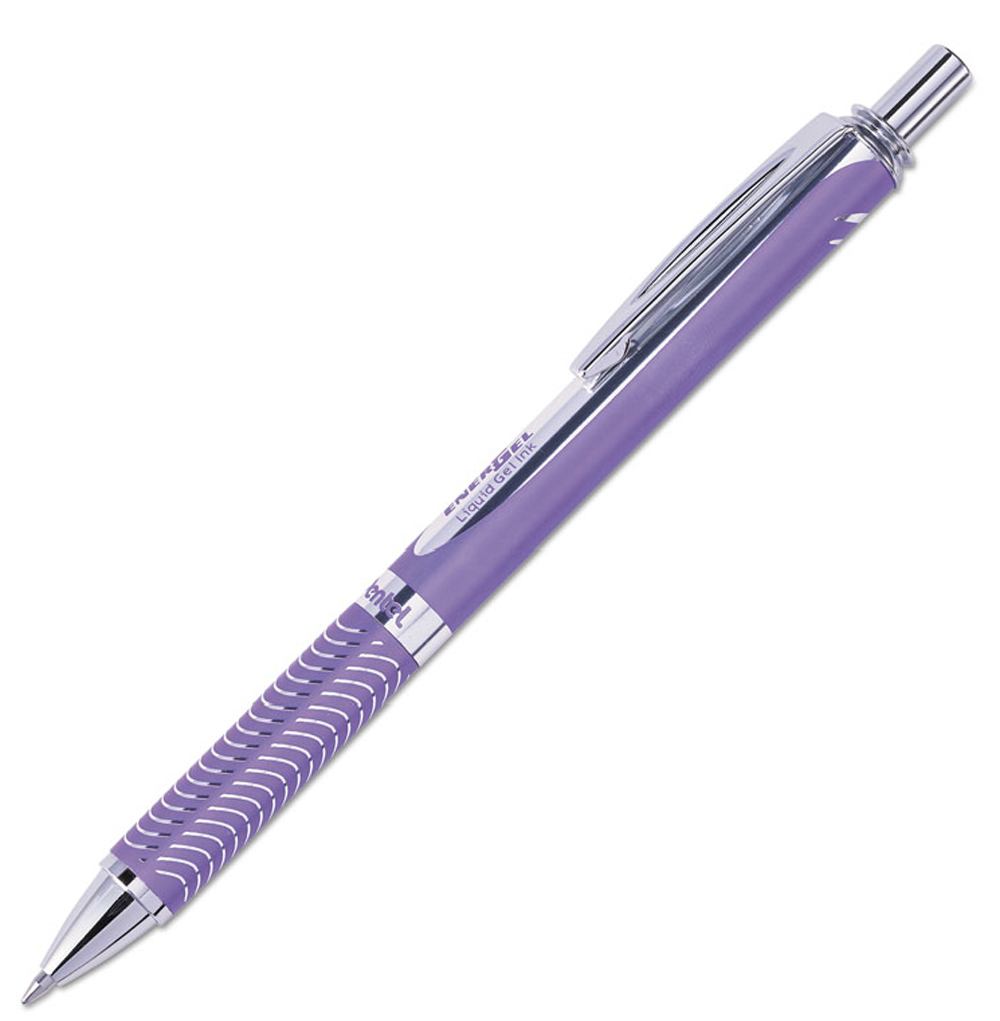 Pentel Energel Alloy Rt Gel Pen Violet