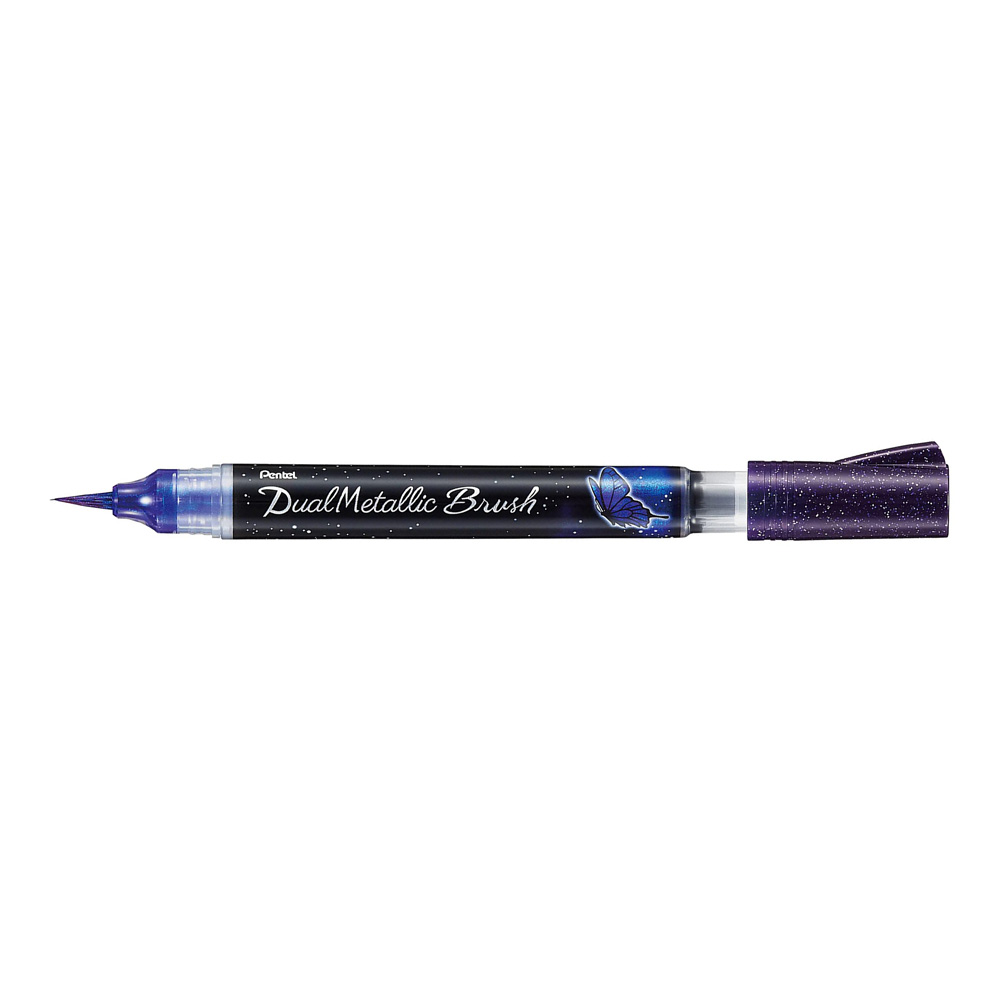 Dual Metallic Brush Violet / Metallic Blue