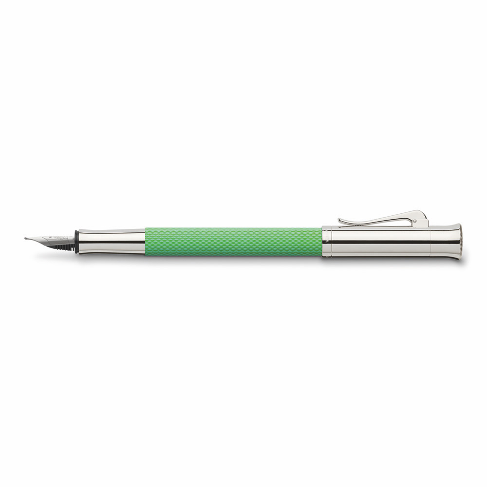 GvFC Guilloche Viper Green Fount Pen M