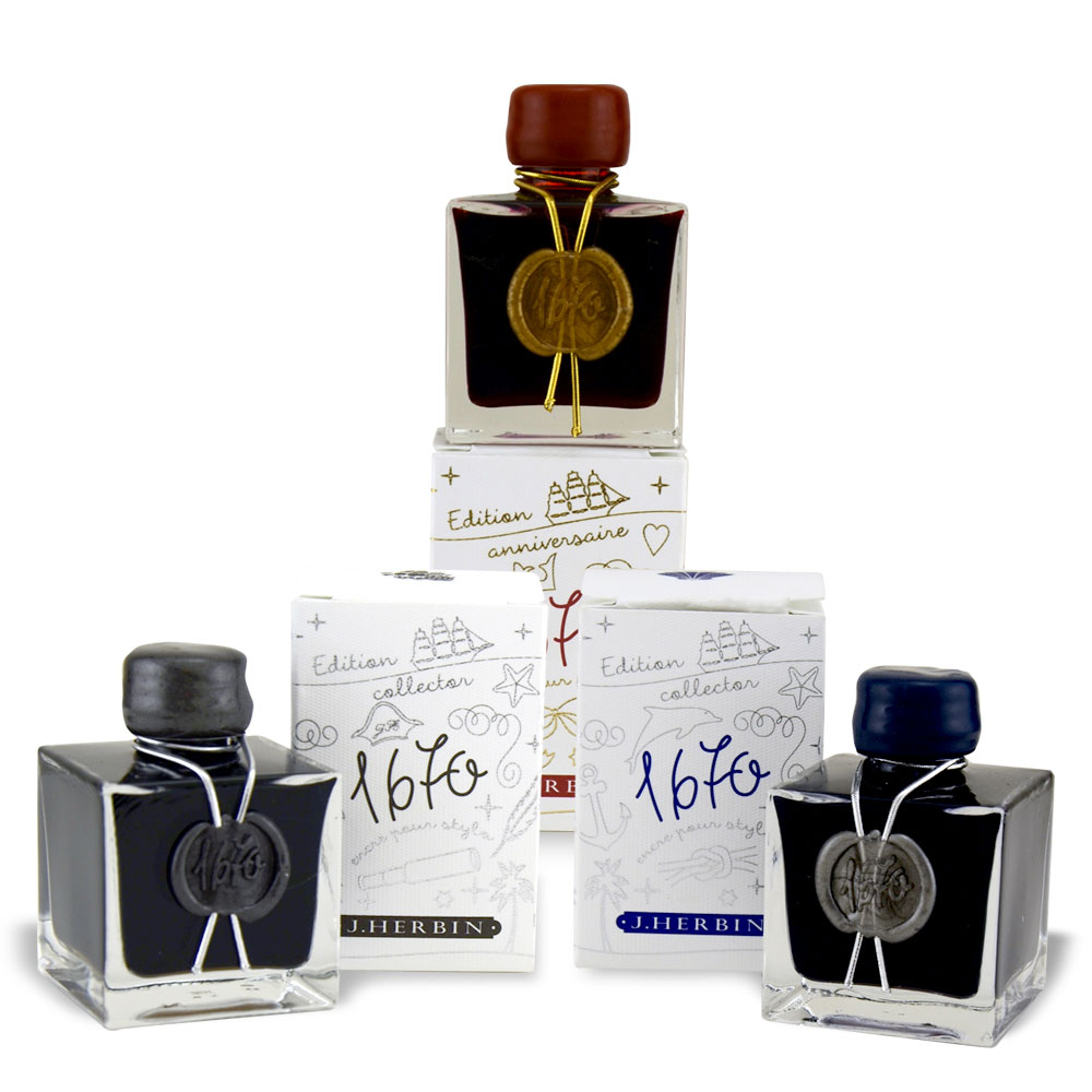 J.Herbin 1670 Anniversary 3 Ink Set