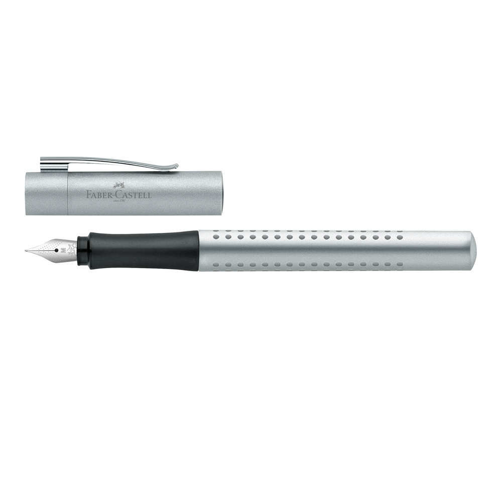 Faber-Castell Grip 2011 Fountain Pen M Silver