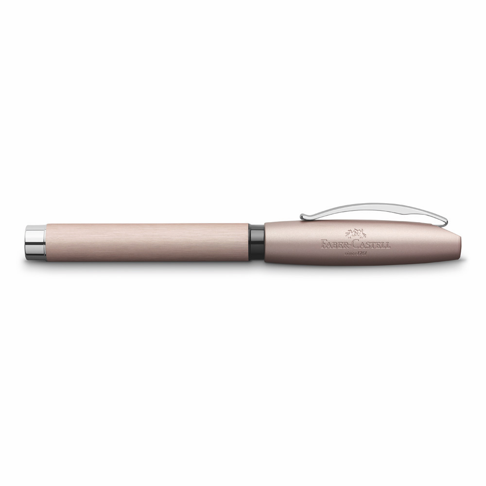 Faber-Castell Essentio Alum Rose Fntn Pen M