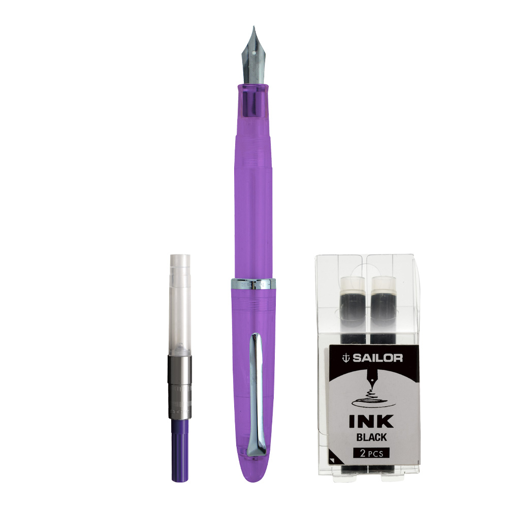 Sailor Compass Steel Fount Pen Set Purple MF